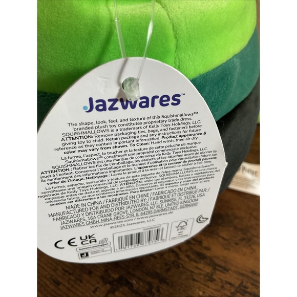 New Squishmallows Harry Potter 8-Inch Slytherin Snake‎ in Hogwarts Robe - 2025 - Picture 6 of 6